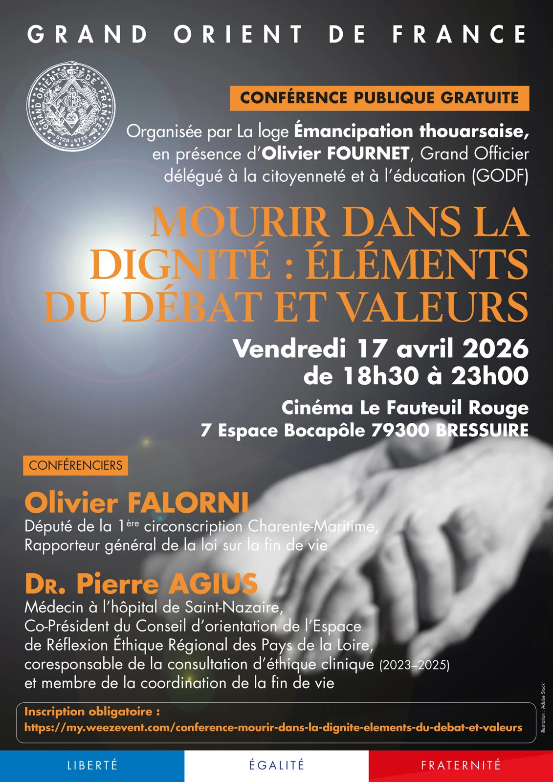 Illustration géométrique originale : Fin de vie : la dignité au centre d’un débat public